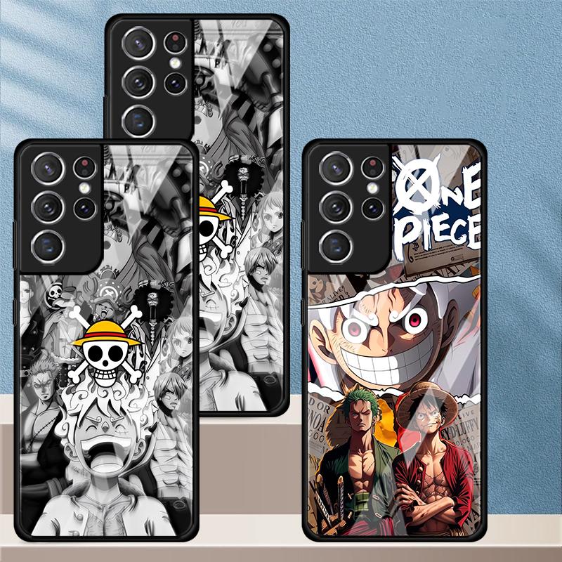 Anime OneS P-ieceS Phone Cover Case for Samsung Galaxy S25 S23 Plus S24 Ultra S8 Note 10 20 8 9 S9 S21 S20 FE S22 S10