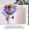 Crochet Flowers Bouquet Knitted Flower Artificial Hand Woven Flower Wedding Gift for Guests Teacher's Day Gift Graduation Flower