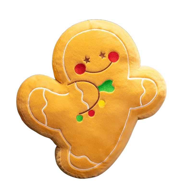 

Cute And Happy Christmas Plush Toy With Bow Tie Christmas Tree Doll Snowman Pillow