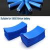 100Pcs Flat PVC Heat Shrink Tubing Tube For 18650 Battery Shrink Film Sleeve Shrink Film Self-Adhesive Insulator