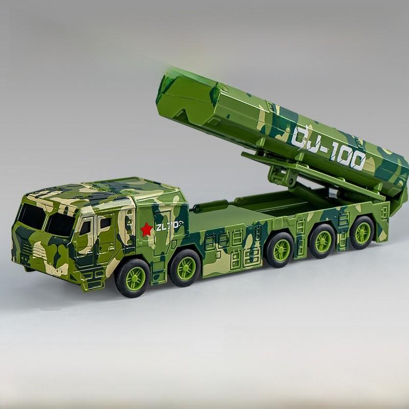 Alloy Missile Toy With Inertia Movement For Children Kids Boys Interactive Play