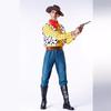 Halloween costumes, anime characters, adult children's toy stories, Sheriff Woody costumes