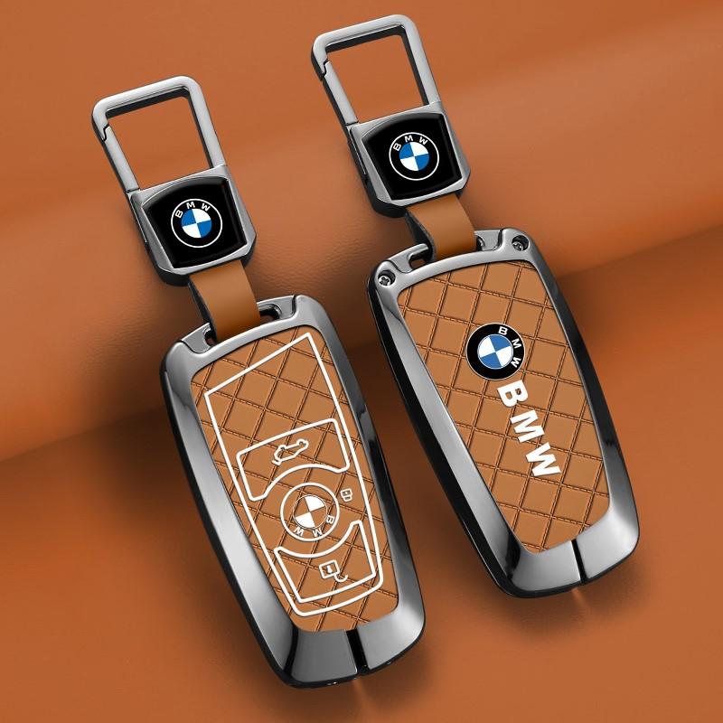 WKRA1 Key Case Cover Shell Smart Remote Keychain Protector For BMW F20 G20 G30 X1 X3 X4 X5 G05 X6 X7 G11 F15 F16 G01 G02 Car stickers