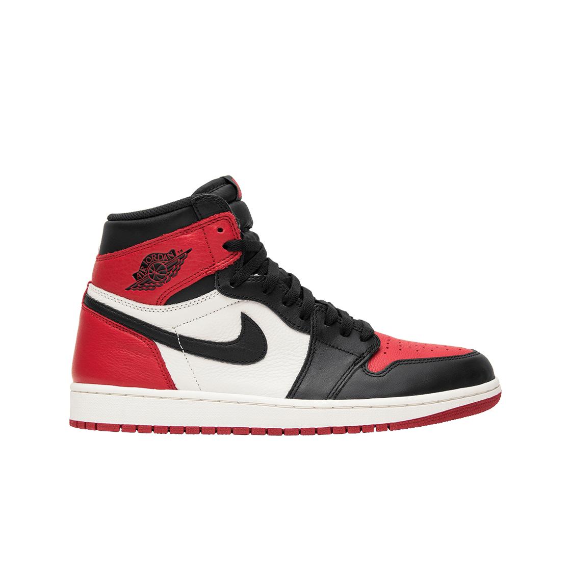 

Мужские кроссовки Jordan 1 Retro High OG Bred Toe 555088-610