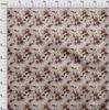 oneOone Cotton Flex Dusty Pink Fabric Florals Craft Projects Decor Fabric Printed By The Yard 40 Inch