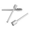 10pcs High Speed Steel Burrs Rotary Files Woodworking Carving Tool Set 1 8inch Shank
