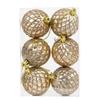 6Pcs/Set Gift Xmas Tree Decoration 6cm Christmas Spheres Pendant  Party Decoration