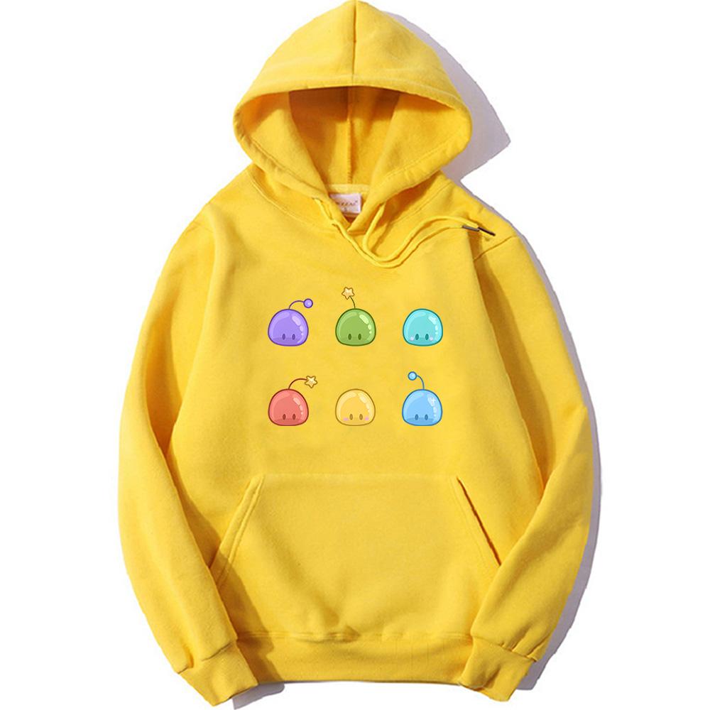 Stardew Valley Slime Print Clothing Cute/kawaii Graphic Hoodies FeUnisex/Unisex Autumn Long Sleeve Sweatshirts Soft Fleece Pullovers