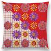 Watercolor Butterfly Flowers Sofa Throw Pillow Case Colourful Dream Fantasy Inflorescence Flamingo Cushion Cover
