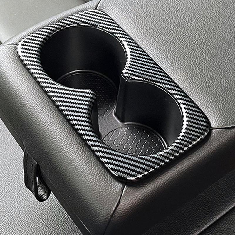 For Nissan Qashqai J12    / X-Trail T33 - Car Accessories ABS Car Rear Seat Water Cup Holder Cover Trim 1pc