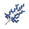 Elegant Wheat Ear Brooch Pin Luxury Style Alloy Metal Crystal Decorative Accessory for Jackets Cardigans and Coats Women Fashion Jewelry