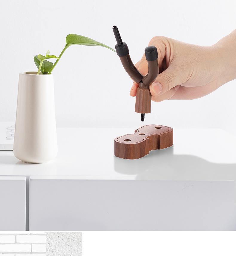 Solid Wood Instrument Hanger: Violin, Erhu, Ukulele, Hulusi Hook