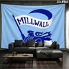 Millwall FC Art Wall Tapestry, Aesthetic Printed Fabric Blanket, Suitable for Bedroom, Living Room, and Home Decor.