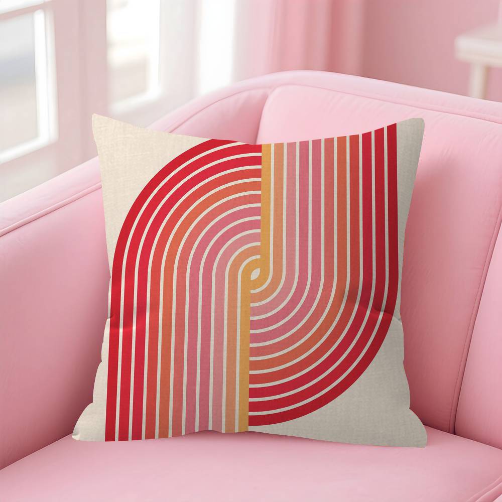Abstract Bauhaus Style Geometric Picture Cushion Cover Car Throw Pillow Case For Sofa Car Christmas Gift