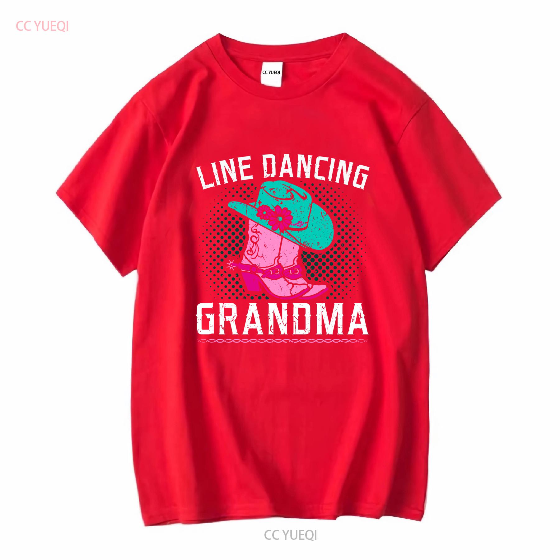 Line Dancing Grandma Country Western Music Dancer T Shirt long or short sleeves vintage Washed Stretched fashion graphic Casual S
