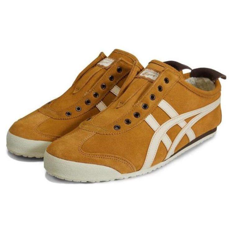 Onitsuka Tiger Unisex Mexico 66 Slip‑On Tan Presidio Vanilla 1183A438‑201