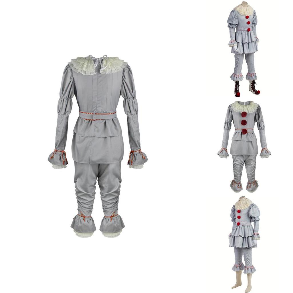 Stephen King's It Scary Clown Joker Pennywise Cosplay Costume High-quality Material And Durable