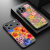 Cartoon Flowers Print Case For iPhone 17 Air 16e 16 15 14 Pro Max 13 15 Pro 17 Pro 17 Shockproof Soft Edge Hard PC Matte Phone Cover