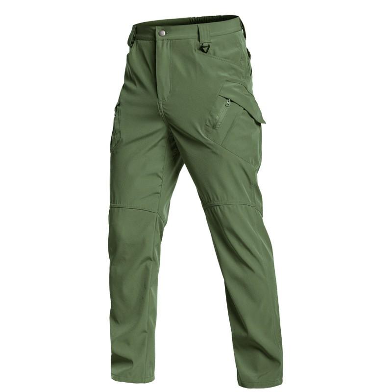 Mens Tactical Cargo Pants Multi-Pocket Outdoor Workwear Durable Water-Resistant Breathable Hiking Camping Cycling