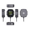 Rilevatore di Pressione Pneumatici Sistema di Monitoraggio Pressione Pneumatici Moto con 2 Sensori Esterni Supporto Uscita USB