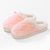 Anti-slip Shoes, Cotton Slippers, Women's Indoor Home Warm Fleece Shoes