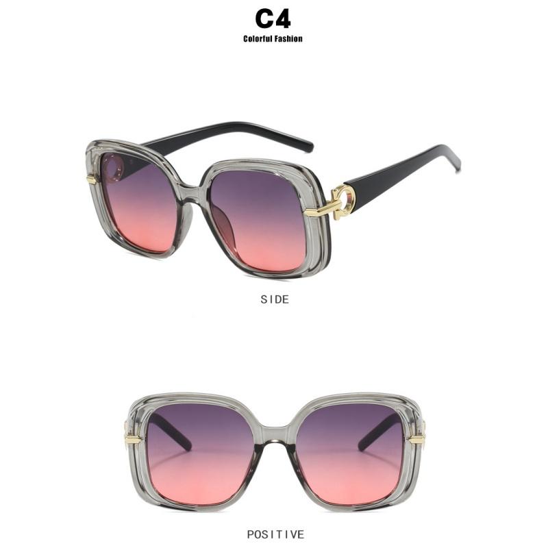 Women's sunglasses, fashion sunglasses, square large-frame sunglasses.