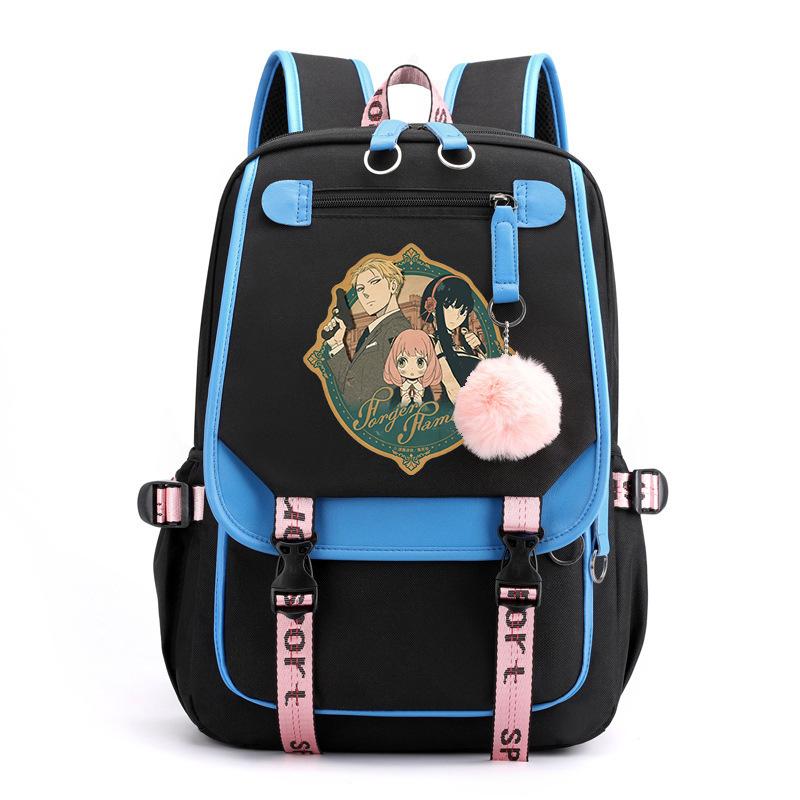 RiMan SPY x FAMILY Spy Play House Backpack Junior High School Student Personality Trend College Style School Bag