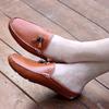 Men's Muller Genuine Leather Shoes Half Slippers Slip On Flat Shoes