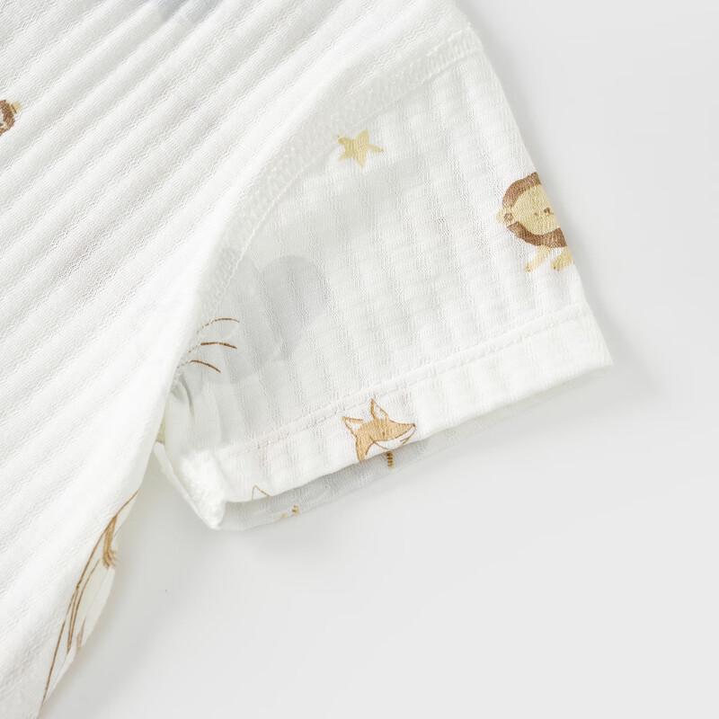 TONGTAI Unisex Baby Short Sleeve Cotton Romper Bodysuit