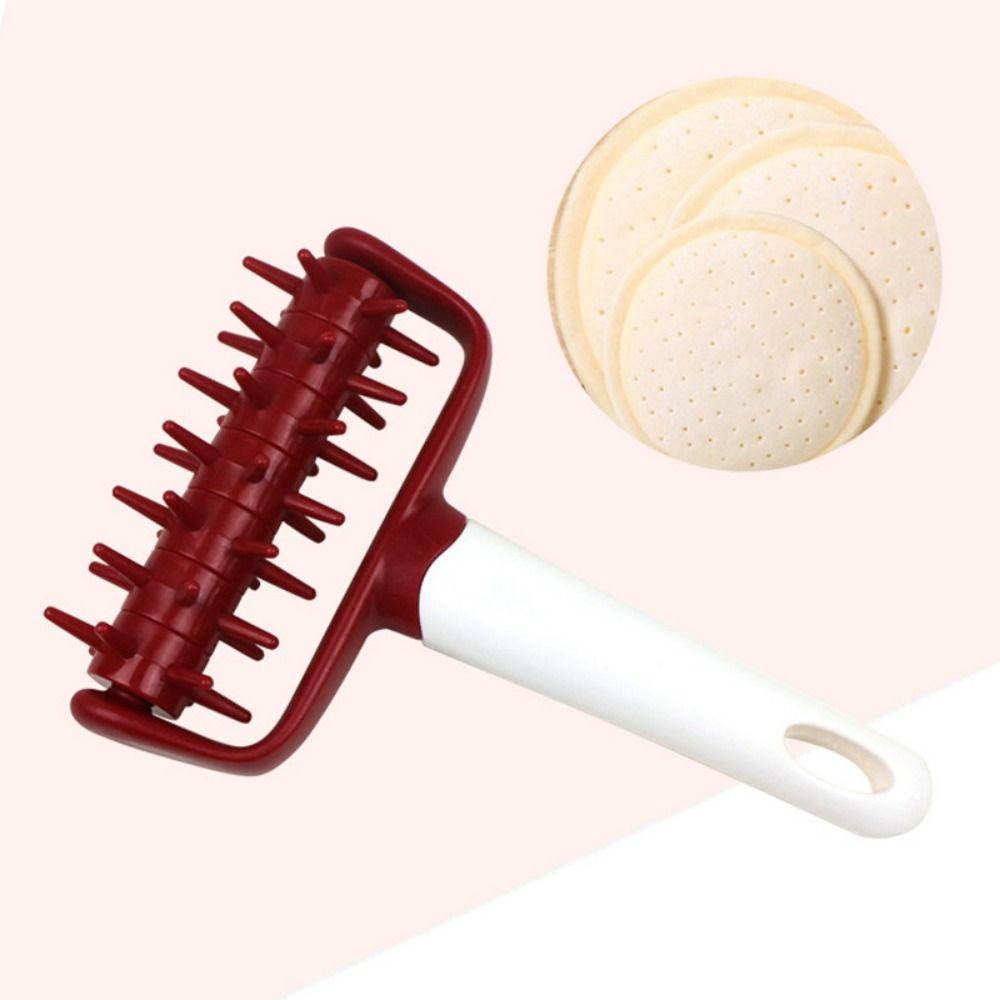 Handle Pizza Roller Pin Plastic Pie Making Tool Bakeware Rolling Pin  Cookies Preparation
