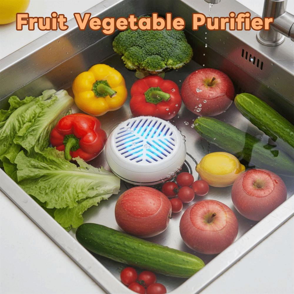 Intelligent Wireless Fruit Vegetable Purifier Waterproof Fruit Vegetable Cleaner Travel