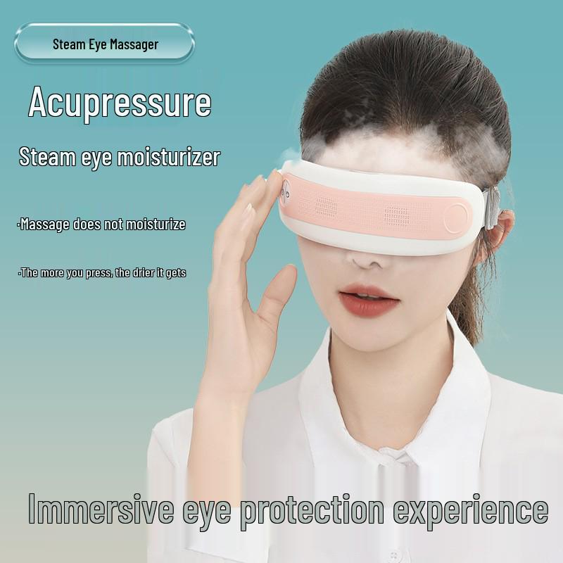 Smart Visual Steam Eye Massager with Atomizing Moisturizer & Electric Vibration Protection