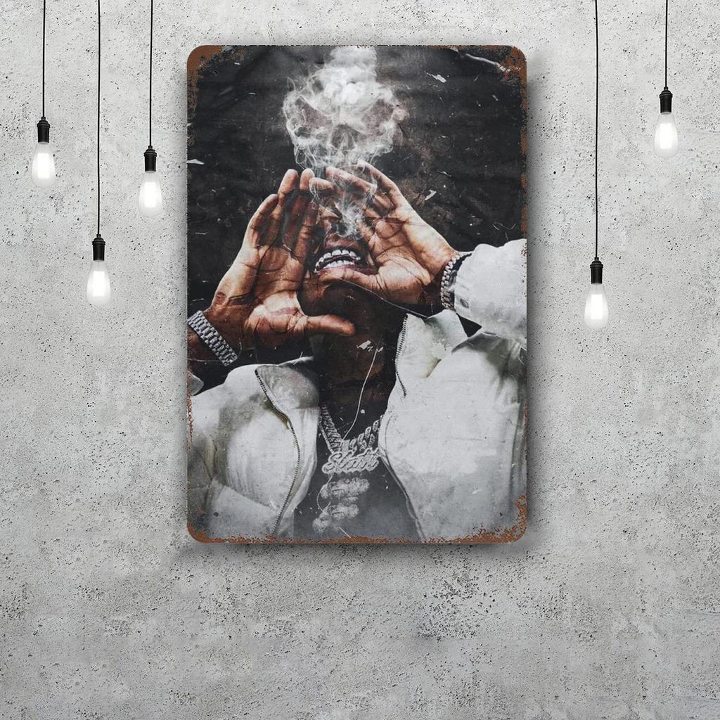 Chance the Rapper Classic Poster Rusty Metal Plaque Retro Decorative Plate Bar Man Cave Garage Club Metal Sign Wall Decoration