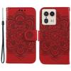 For Motorola Edge 50 Ultra 5G/Moto X50 Ultra 5G Case PU Leather Mandala Imprinted Design Wallet Phone Cover