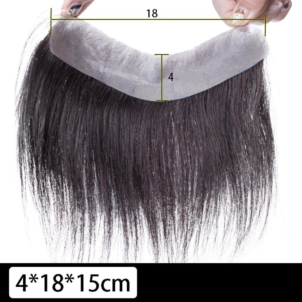 Seamless Natural Human Hair Patch Forehead Biological Scalp Patch  for Baldness Frontline