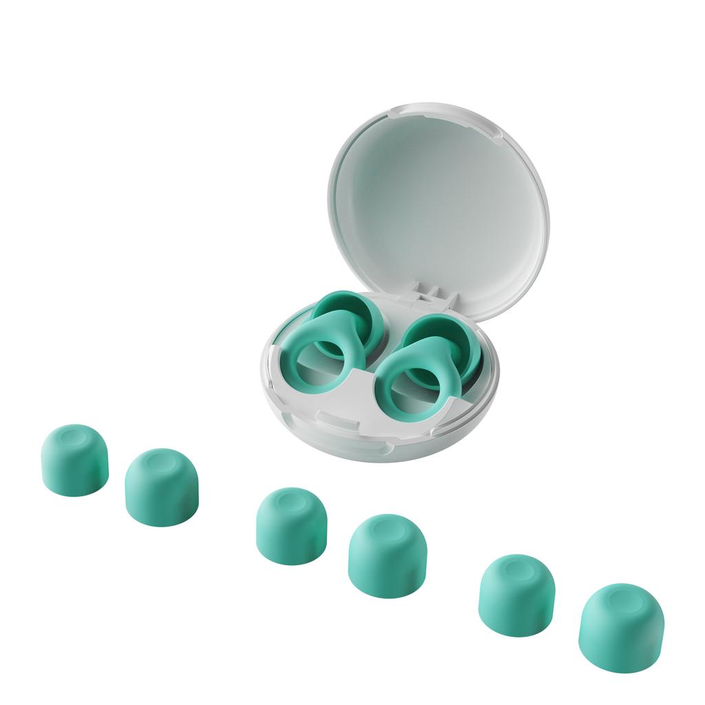 Silicone Earplugs for Swimming Sleep Cancel Noise Slow Rebound Reduction-Soundproof Reduce Disturbances -Quality loop Earplugs