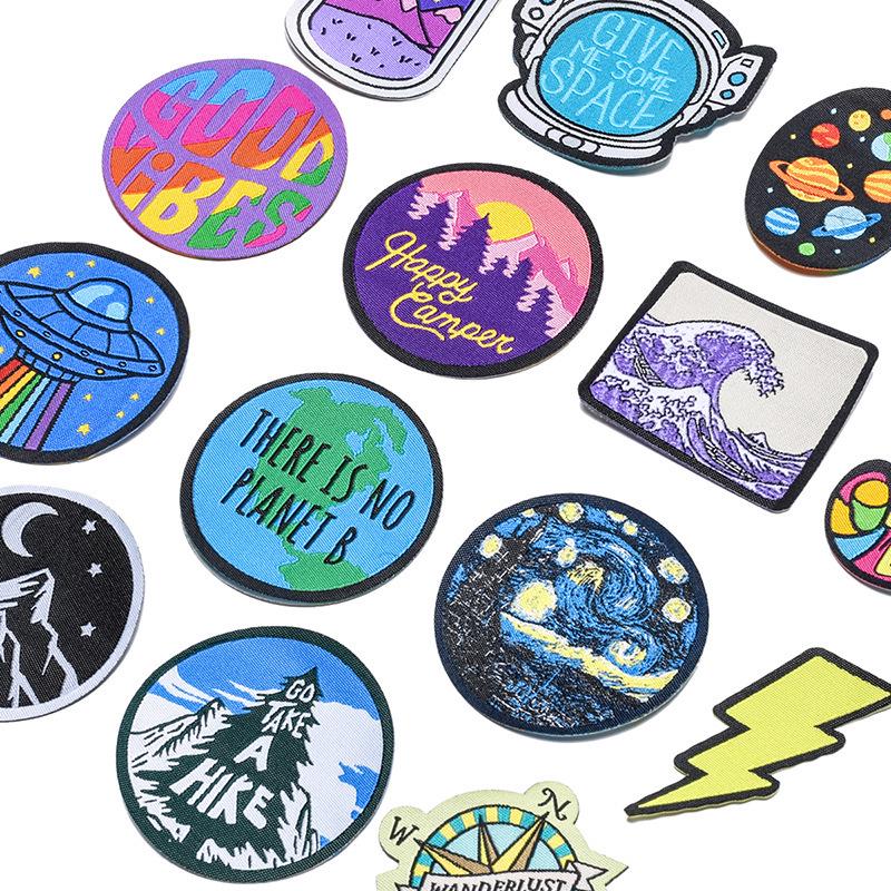 Junle Iron-On Woven Label & Cloth Patch Set