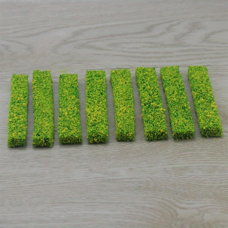 Miniature Shrub Strips Static Shrub Vegetation Groups Bush Model Static Scenery Model Aritificial Plants For DIY Building Model
