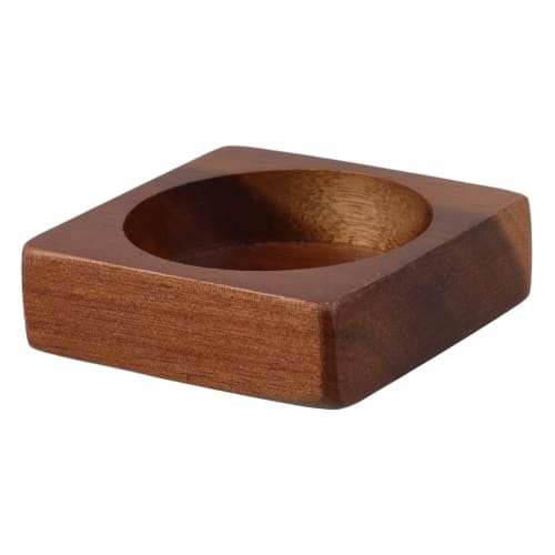 COLLBATH Wooden Grinder Bottle Base, Salt and Pepper Tray for Countertop Organization, Sturdy Wooden Stand, Storage Tray for Kitchen and Dining Table