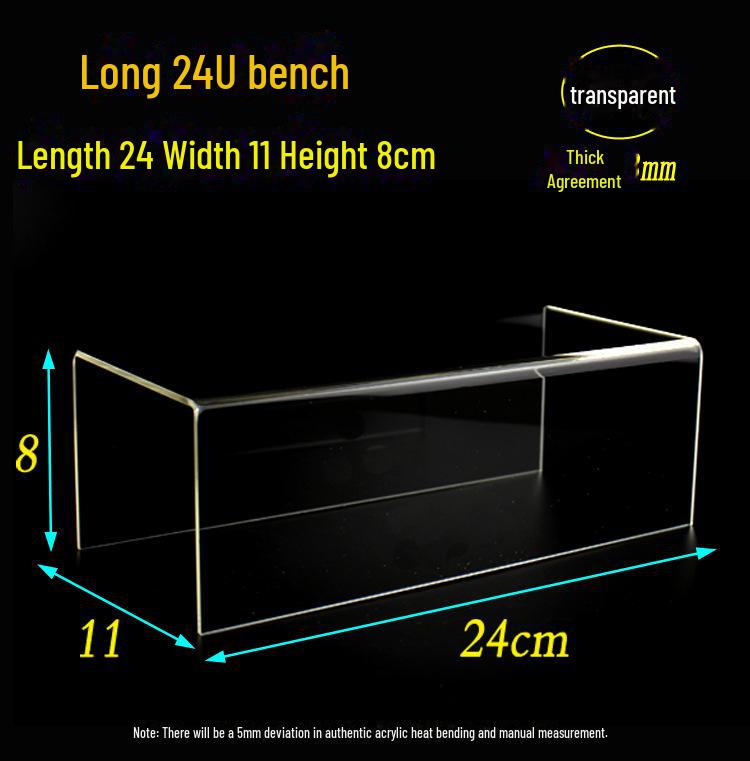 Transparent Acrylic Shoe Display Rack for Adult & Children's Shoes