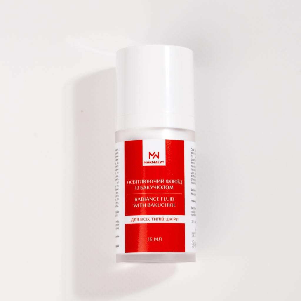 Omlazující pleťový fluid s bakuchiolem Mak&Malvy 10 ml