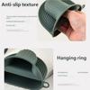 Set mit 2 ergonomischen Küchenhandschuhen, Silikon-Ofenhandschuhe, hitzebeständig, zum sicheren Entnehmen heißer Teller aus der Mikrowelle