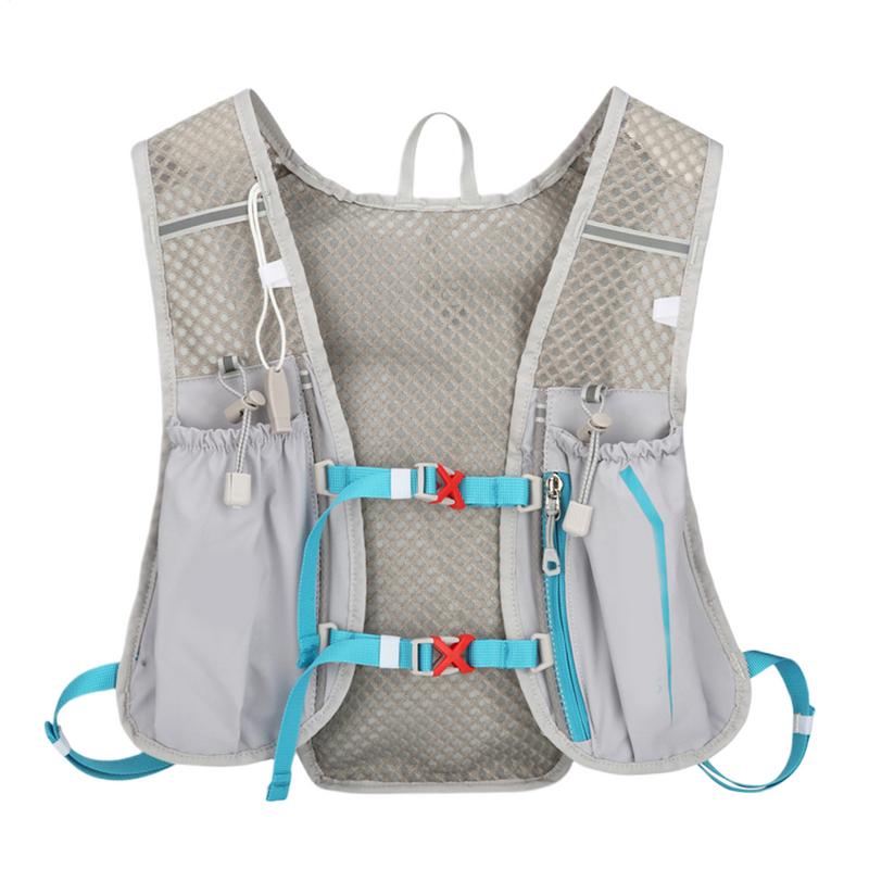 Running hydration Vest bag Reflective Running Water Bottle Storage Vest cycling Hydration Water Chest Pack for sport equipment