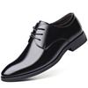 Kleid Herren Business Lederschuhe Sommer Weichsohle Freizeit Herrenschuhe Britischer Stil Einfache Schnürschuhe Arbeitsschuhe