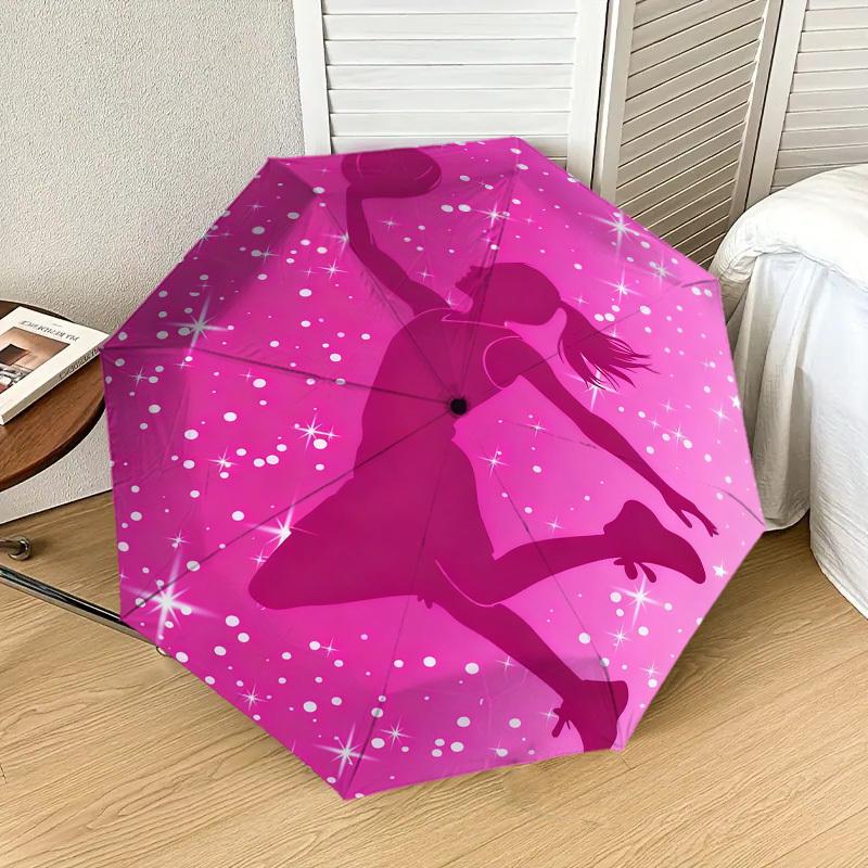 1pc Basketball Player Pattern Umbrella Design Automatic Opening and Closing Umbrella, High-quality Travel Umbrella,  C1128252