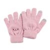 Winter   Glove Smile Face Design Elastic Thermal Warm Knit Glove for Women Girls