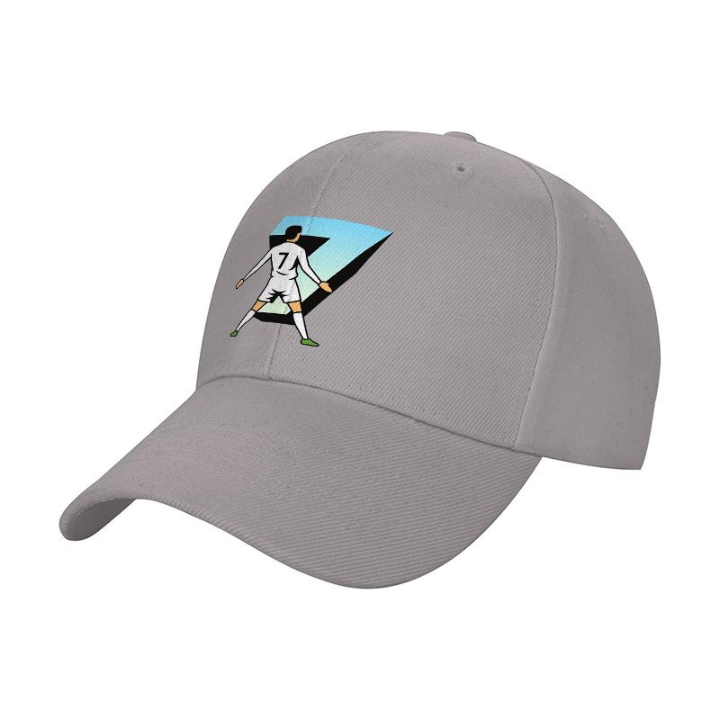Z Number Seven Football Player Design Black Baseball Cap with Dynamic Sport Graphic and Bold Style for Fans and Casual Wear