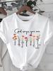 Christian Inspired Floral Print Women'S T-Shirt God Says You Arew Vibrant Flowers Casual Crew Neck Sleeve Comfort Wear Clothing