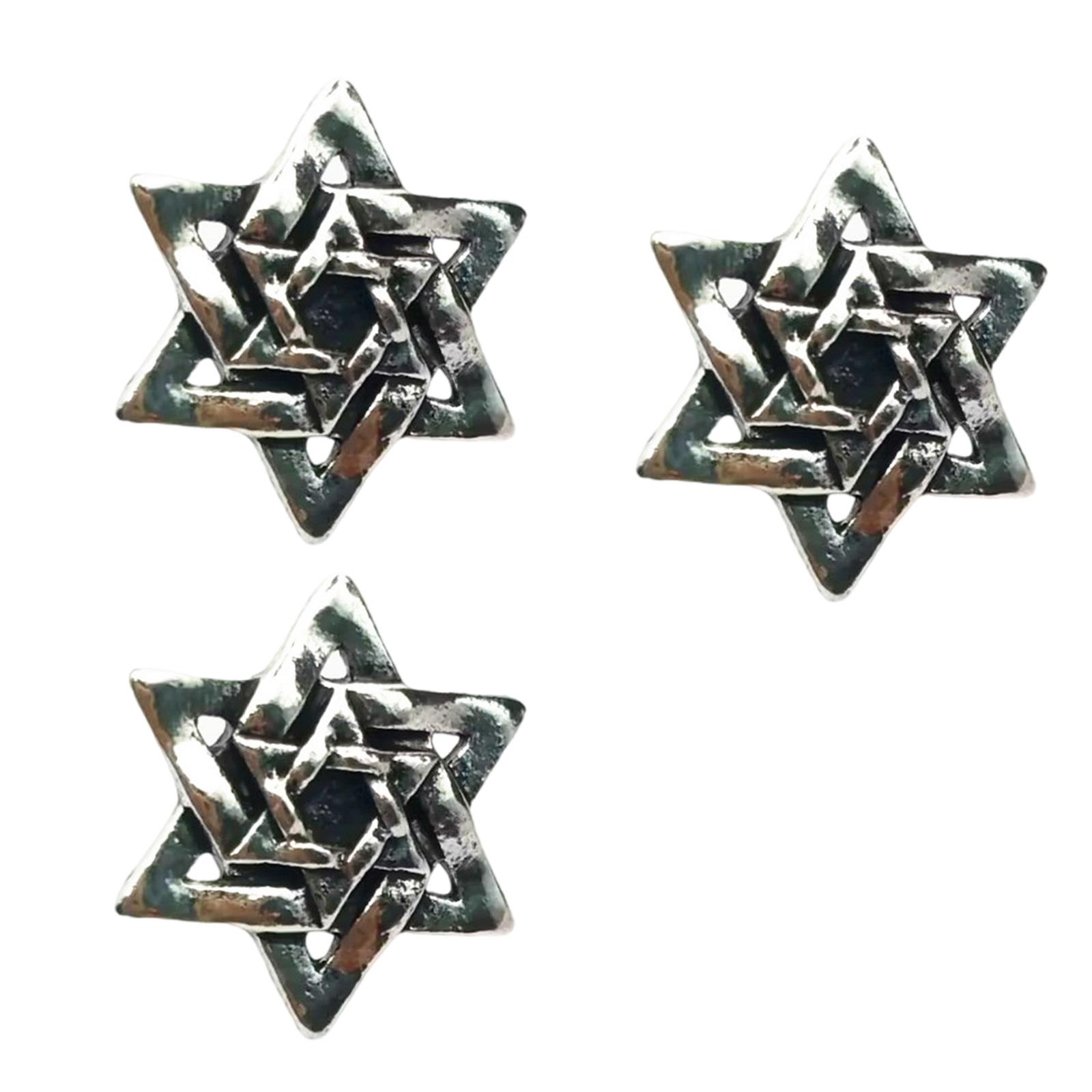 

Antique Style Alloy Hexagram Pin Intricate Craftsmanship Lightweight Comfort Everyday Wear Party Jewelry Gift
