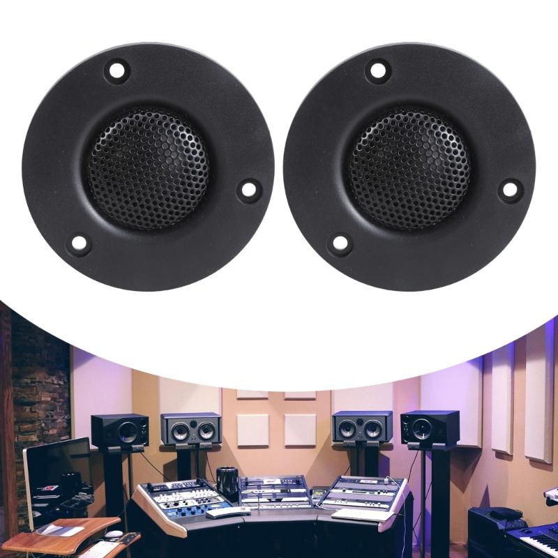 Tweeter Speaker Pair 25Core 3inch 30W 74mm Silk Film Domes High Fidelitys Trebles Loudspeaker Diaphragm